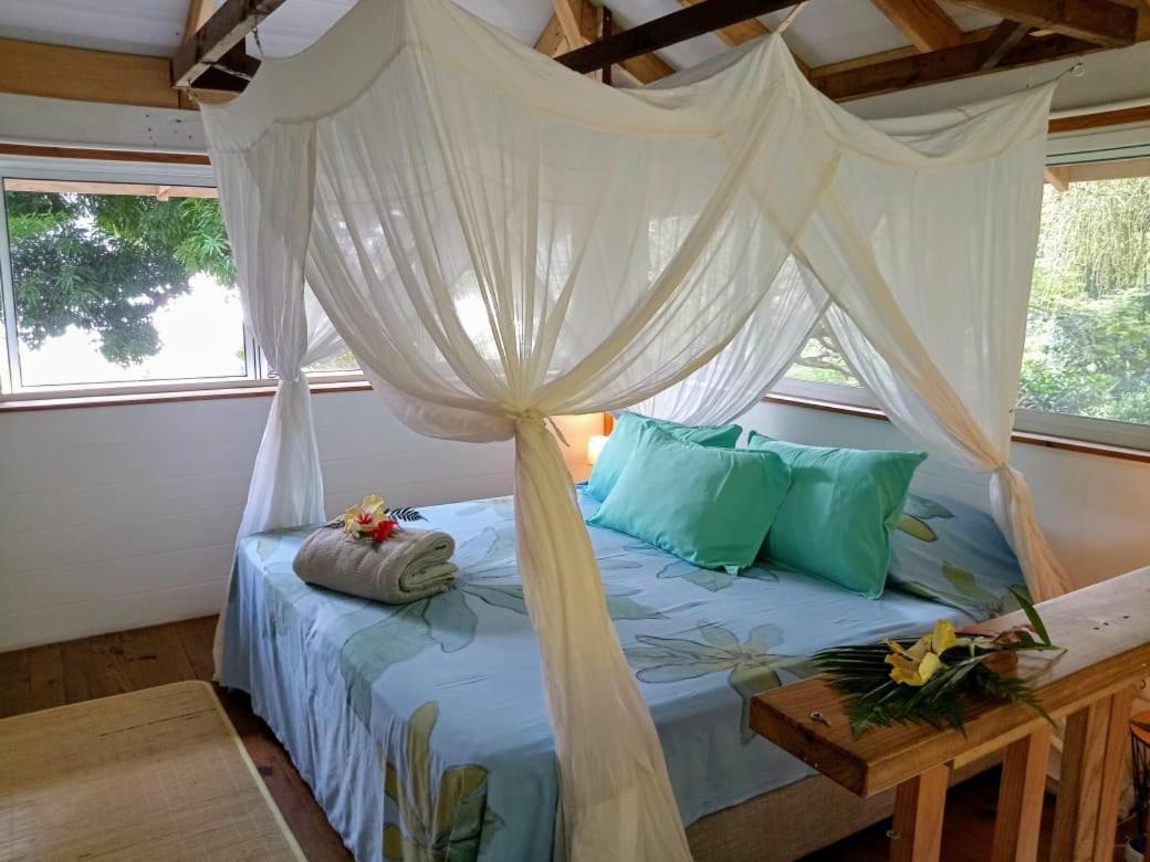 Huahine Manta Lodge Avec 4X4 Optionnel Haapu エクステリア 写真